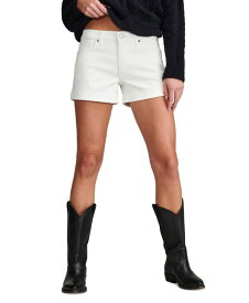 【送料無料】 ラッキーブランド レディース ハーフパンツ・ショーツ ボトムス Women's Ava Cuffed Mid-Rise Shorts Bright White