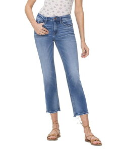 �t���C���O�����L�[ ���f�B�[�X �{�g���X �f�j���p���c �N���b�v�h �W�[���Y Flying Monkey Women's Mid Rise Cropped Step Hem Straight Jeans Stately blue �u���[