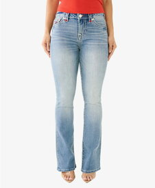 【送料無料】 トゥルーレリジョン レディース デニムパンツ ジーンズ ボトムス Women's Becca No Flap Super T Bootcut Jean Crushed Lily