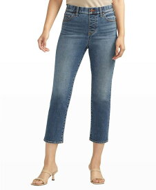 【送料無料】 ジャグ レディース デニムパンツ ジーンズ ボトムス Women's Valentina High Rise Straight Leg Cropped Jeans Stargazer Blue