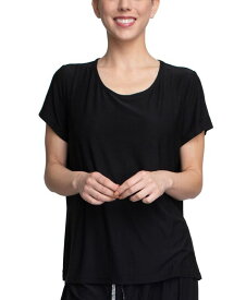 【送料無料】 ムクルクス レディース ナイトウェア アンダーウェア Women's 2-Pk. Sleep T-Shirt & Tank Top Black / Black