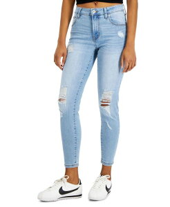 �Z���u���e�B�s���N ���f�B�[�X �{�g���X �f�j���p���c �A���N�� �W�[���Y Celebrity Pink Juniors' Curvy Distressed Skinny Ankle Jeans Metallurgy