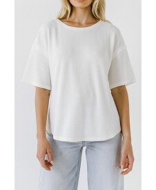 【送料無料】 フリーザロージズ レディース シャツ トップス Women's Thermal Knit Top White