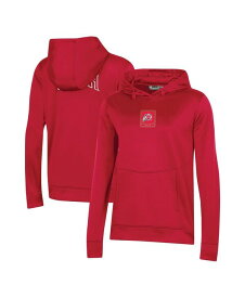 【送料無料】 アンダーアーマー レディース パーカー・スウェット フーディー アウター Women's Red Utah Utes 2023 Sideline Performance Pullover Hoodie Red