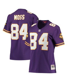 【送料無料】 ミッチェル&ネス レディース シャツ トップス Women's Randy Moss Purple Minnesota Vikings Legacy Replica Team Jersey Purple