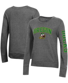 【送料無料】 チャンピオン レディース パーカー・スウェット アウター Women's Charcoal Oregon Ducks University 2.0 Fleece Sweatshirt Charcoal