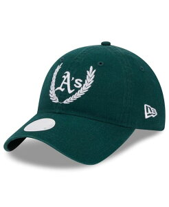 �j���[�G�� ���f�B�[�X �A�N�Z�T���[ �X�q New Era Women's Green Oakland Athletics Leaves 9TWENTY Adjustable Hat Green �O���[��