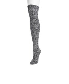 【送料無料】 ムクルクス レディース 靴下 アンダーウェア Women's Microfiber Over the Knee Socks Ebony Ivory