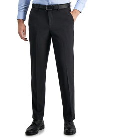 【送料無料】 ペリーエリス メンズ カジュアルパンツ ボトムス Perry Ellis Men's Portfolio Modern-Fit Performance Mini Check Pants Black