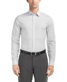 【送料無料】 カルバンクライン メンズ シャツ トップス Men's Steel+ Slim Fit Stretch Wrinkle Free Dress Shirt Mist