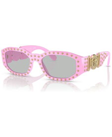 【送料無料】 ヴェルサーチ メンズ サングラス・アイウェア アクセサリー Unisex Biggie Sunglasses VE436153 Pink
