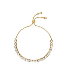 【送料無料】 テッドベーカー メンズ ブレスレット・バングル・アンクレット アクセサリー PERRMEL: Pearl Adjustable Tennis Bracelet Gold