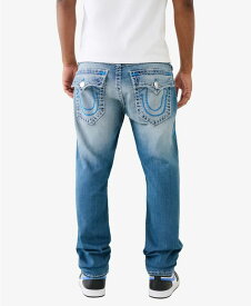 【送料無料】 トゥルーレリジョン メンズ デニムパンツ ジーンズ ボトムス Men's Rocco Flap Super T Skinny Jeans North Sea Medium Wash