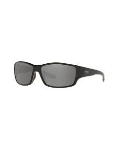�}�E�C�W�� �����Y �A�N�Z�T���[ �T���O���X�E�A�C�E�F�A Maui Jim Men's Sunglasses Local Kine Mj000618 Black �u���b�N