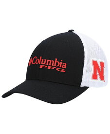 【送料無料】 コロンビア メンズ 帽子 アクセサリー Men's Black Nebraska Huskers PFG Logo Snapback Hat Black