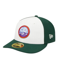 �j���[�G�� �����Y �A�N�Z�T���[ �X�q New Era Men's Green Colorado Rockies City Connect Low Profile 59FIFTY Fitted Hat Green �O���[��