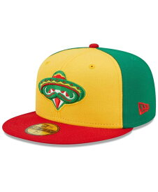 【送料無料】 ニューエラ メンズ 帽子 アクセサリー Men's Yellow Red Diamantes de Arkansas Copa De La Diversion 59FIFTY Fitted Hat Yellow Red