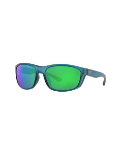 yz }ECW Y TOXEACEFA ANZT[ Unisex Polarized Sunglasses Nuu Landing Mj000735 Blue Green