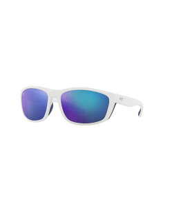 yz }ECW Y TOXEACEFA ANZT[ Unisex Polarized Sunglasses Nuu Landing Mj000735 White Blue