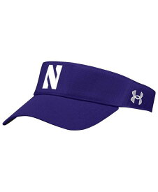 【送料無料】 アンダーアーマー メンズ 帽子 アクセサリー Men's Purple Northwestern Wildcats Logo Performance Adjustable Visor Purple