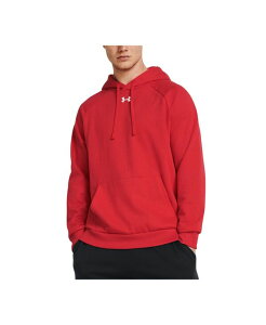 A_[A[}[ Y AE^[ p[J[EXEFbg hJ S t[X p[J[ Under Armour Men's Rival Logo Embroidered Fleece Hoodie Red / Wht bh