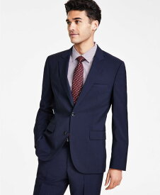 【送料無料】 フューゴ メンズ ジャケット・ブルゾン アウター by Hugo Boss Men's Modern Fit Wool Suit Jacket Dark Blue