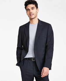 【送料無料】 フューゴ メンズ ジャケット・ブルゾン アウター by Hugo Boss Men's Modern Fit Wool Suit Jacket Dark Grey