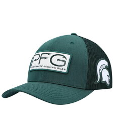 【送料無料】 コロンビア メンズ 帽子 アクセサリー Men's Green Michigan State Spartans PFG Hooks Flex Hat Green