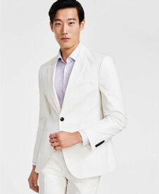 【送料無料】 フューゴ メンズ ジャケット・ブルゾン アウター Hugo Boss Men's Modern Fit Suit Jacket White