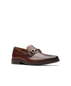 yz N[NX Y Xb|E[t@[ V[Y Men's Collection Clarkslite Bit Slip On Loafers Mahogany Leather