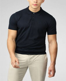 【送料無料】 ベンシャーマン メンズ ポロシャツ トップス Men's Signature Short Sleeve Polo Shirt Dark Navy