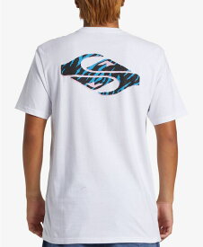 【送料無料】 クイックシルバー メンズ Tシャツ トップス Men's Surf Safari Moe Short Sleeve T-shirt White