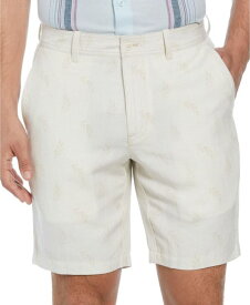 【送料無料】 キューバベラ メンズ ハーフパンツ・ショーツ ボトムス Men's Flat-Front 9" Linen Blend Shorts Silver Lining
