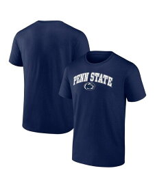 【送料無料】 ファナティクス メンズ Tシャツ トップス Men's Navy Penn State Nittany Lions Campus T-shirt Navy