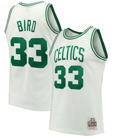 【送料無料】 ミッチェル&ネス メンズ シャツ トップス Men's Larry Bird White Boston Celtics 1985-86 Hardwood Classics Swingman Jersey White