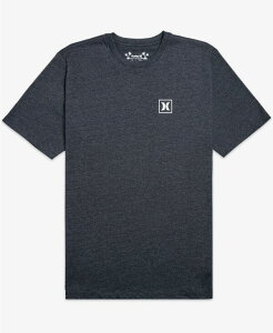 �n�[���[ �����Y �g�b�v�X T�V���c Hurley Men's Icon Boxed Short Sleeves T-shirt Black Heather �u���b�N