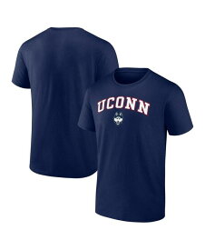 【送料無料】 ファナティクス メンズ Tシャツ トップス Men's Navy UConn Huskies Campus T-shirt Navy