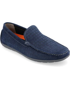 【送料無料】 トーマスアンドバイン メンズ スリッポン・ローファー シューズ Men's Newman Tru Comfort Foam Moc Toe Slip-On Driving Loafers Blue
