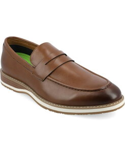 oX Y V[Y Xb|E[t@[ Vance Co. Men's Kahlil Tru Comfort Foam Slip-On Penny Loafers Cognac