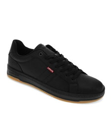 【送料無料】 リーバイス メンズ スニーカー シューズ Men's Carson Fashion Athletic Lace Up Sneakers Black Gum