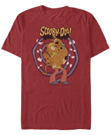 【送料無料】 フィフスサン メンズ Tシャツ トップス Men's Scooby Doo Rover Here Short Sleeve T-shirt Cardinal