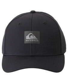 【送料無料】 クイックシルバー ウォーター マン メンズ 帽子 アクセサリー Quiksilver Men's Perf Turf Snapback Hat Black