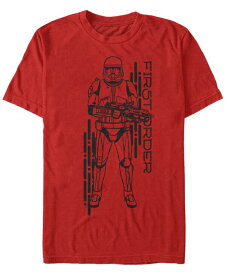 【送料無料】 フィフスサン メンズ Tシャツ トップス Star Wars Men's Rise Of Skywalker First Order Sith Trooper Short Sleeve T-Shirt Red