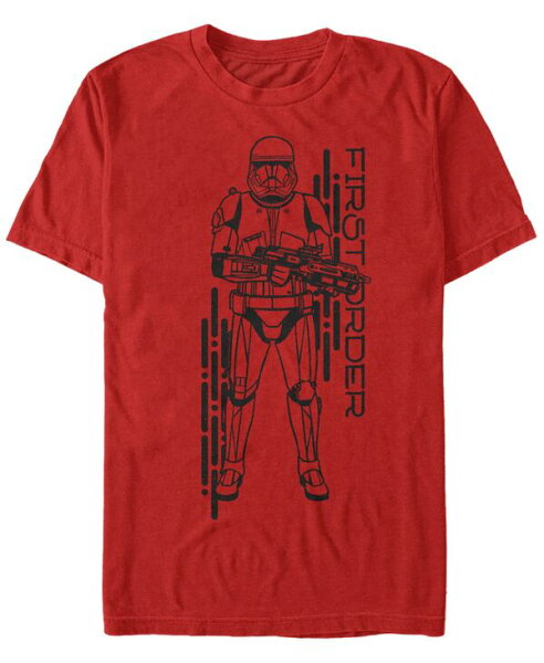 フィフスサン メンズ トップス Tシャツ Fifth Sun Star Wars Men's Rise Of Skywalker First Order Sith Trooper Short Sleeve T-Shirt Red レッド