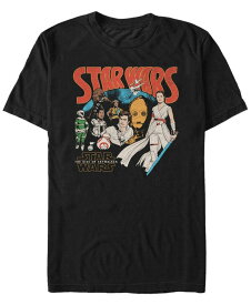 【送料無料】 フィフスサン メンズ Tシャツ トップス Star Wars Men's Rise of Skywalker Retro Group T-shirt Black