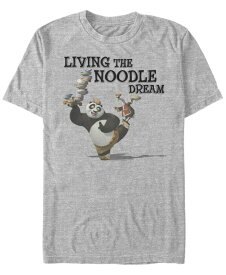 【送料無料】 フィフスサン メンズ Tシャツ トップス Kung Fu Panda Men's Po Living The Noodle Dream Short Sleeve T-Shirt Athletic H