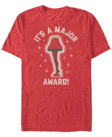 【送料無料】 フィフスサン メンズ Tシャツ トップス Men's Christmas Story Major Award Short Sleeve T-shirt Red Heather