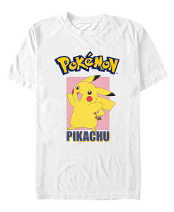 �t�B�t�X�T�� �����Y �g�b�v�X T�V���c Fifth Sun Men's Japanese Pikachu Pose Short Sleeve T-shirt White �z���C�g