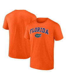 【送料無料】 ファナティクス メンズ Tシャツ トップス Men's Orange Florida Gators Campus T-shirt Orange