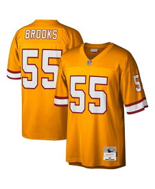 【送料無料】 ミッチェル&ネス メンズ シャツ トップス Men's Derrick Brooks Orange Tampa Bay Buccaneers Legacy Replica Jersey Orange